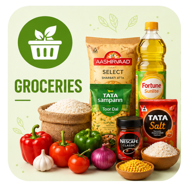 groceries (1) Snapback Cap